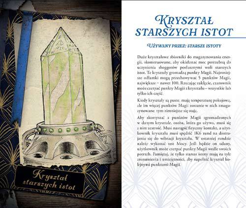 Karta przedstawiająca kryształ starszych istot